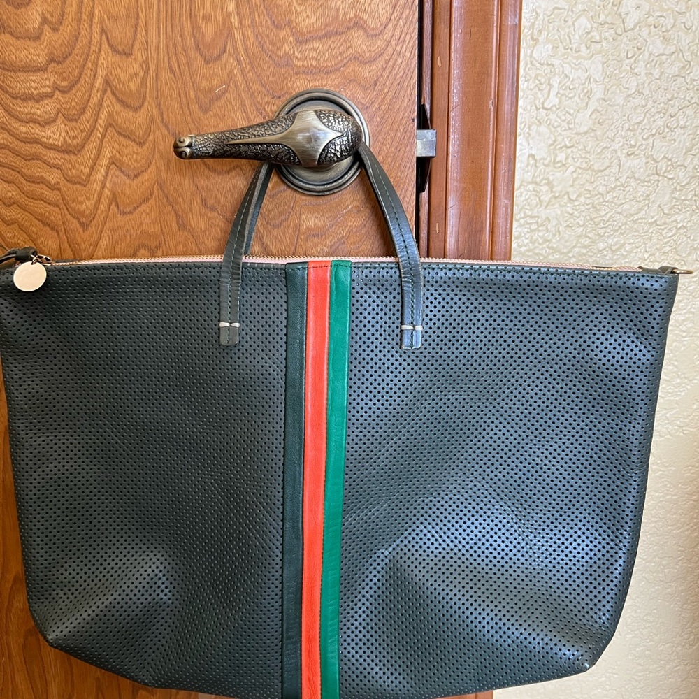 Clare V. Leather bag